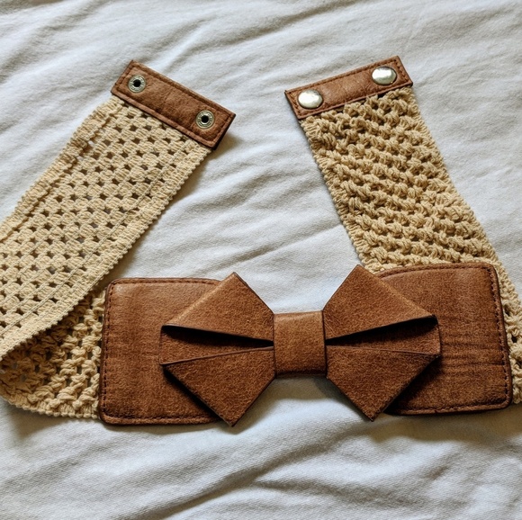 Elastic belt with bow - Picture 3 of 6